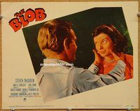 d072 BLOB vintage movie lobby card #2 '58 Steve McQueen, Aneta Corseaut
