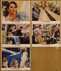 e540 BRAINSTORM 5 vintage movie lobby cards '83 Christopher Walken, Wood