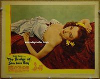 d101 BRIDGE OF SAN LUIS REY vintage movie lobby card '44 sexy Lynn Bari!