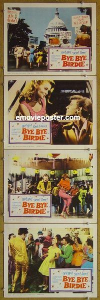 e409 BYE BYE BIRDIE 4 vintage movie lobby cards '63 Ann-Margret, Leigh
