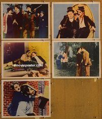 e544 CHAPLIN'S ART OF COMEDY 5 vintage movie lobby cards66 screen's greatest!