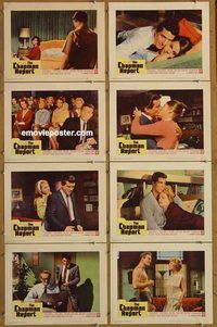 e841 CHAPMAN REPORT 8 vintage movie lobby cards '62 Jane Fonda, Winters