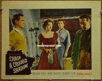 d133 CHASE A CROOKED SHADOW vintage movie lobby card #4 '58 Lom, Anne Baxter