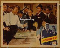 d136 CHICAGO KID vintage movie lobby card '45 Don Red Barry, wild typo!