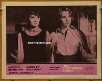 d137 CHILDREN'S HOUR vintage movie lobby card #1 '62 Audrey Hepburn, MacLaine