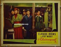 d143 CLAIRVOYANT vintage movie lobby card '34 Claude Rains, Fay Wray