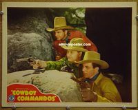 d158 COWBOY COMMANDOS vintage movie lobby card '43 Crash Corrigan, Terhune