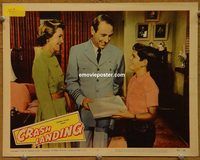 d159 CRASH LANDING vintage movie lobby card #4 '58 Gary Merill, Nancy Davis