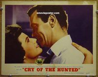 d168 CRY OF THE HUNTED vintage movie lobby card #6 '53 Polly Bergen, Sullivan