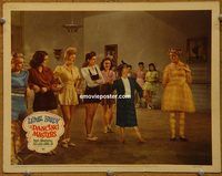 d175 DANCING MASTERS vintage movie lobby card '43 Stan Laurel in drag!