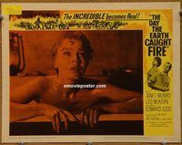 d179 DAY THE EARTH CAUGHT FIRE vintage movie lobby card #2 '62 Janet Munro