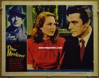 d183 DEAR MURDERER vintage movie lobby card #6 '48 English film noir!