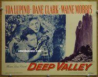 d189 DEEP VALLEY vintage movie lobby card #7 '47 Ida Lupino, Dane Clark