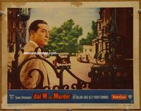 d199 DIAL M FOR MURDER vintage movie lobby card #3 '54 Ray Milland, Hitchcock