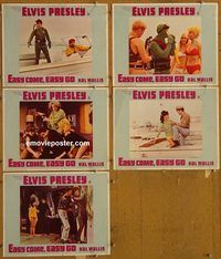 e555 EASY COME EASY GO 5 vintage movie lobby cards '67 Elvis Presley