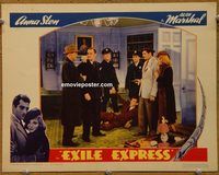 d229 EXILE EXPRESS vintage movie lobby card '39 Anna Sten, Alan Marshal