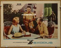 d230 EXODUS vintage movie lobby card #7 '61 Eva Marie Saint, Peter Lawford