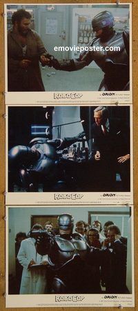 e359 ROBOCOP 3 vintage movie lobby cards '87 Paul Verhoeven, classic sci-fi!