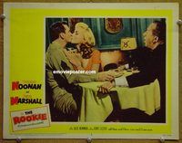 d589 ROOKIE movie vintage movie lobby card #2 '59 sexy Julie Newmar!