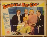 d592 RUGGLES OF RED GAP vintage movie lobby card '35 Charles Laughton