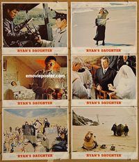 e695 RYAN'S DAUGHTER 6 vintage movie lobby cards '70 Robert Mitchum