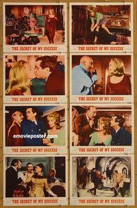 e886 SECRET OF MY SUCCESS 8 movie vintage movie lobby cards '65 Jones