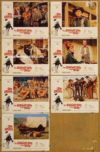 e805 SHAKIEST GUN IN THE WEST 7 vintage movie lobby cards '68 Don Knotts