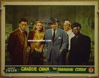 d619 SHANGHAI COBRA vintage movie lobby card '45 Mantan Moreland, Benson Fong