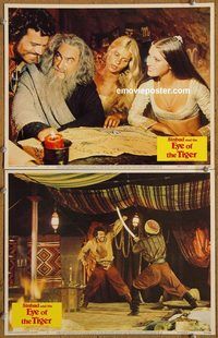e220 SINBAD & THE EYE OF THE TIGER 2 vintage movie lobby cards'77 Harryhausen