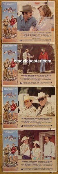 e497 SMOKEY & THE BANDIT 2 4 vintage movie lobby cards '80 Reynolds