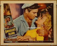 d643 SMUGGLER'S ISLAND vintage movie lobby card #3 '51 Jeff Chandler, Keyes