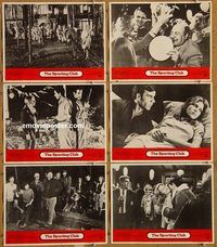 e698 SPORTING CLUB 6 vintage movie lobby cards '71 sexploitation, W.A.S.P.s!