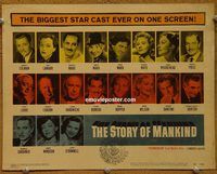 e007 STORY OF MANKIND vintage movie title lobby card '57 Colman, Marx Bros
