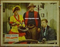 d699 TICKET TO TOMAHAWK vintage movie lobby card #3 '50 Dan Dailey, Baxter