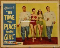 d702 TIME, THE PLACE & THE GIRL vintage movie lobby card #2 '46 Dennis Morgan