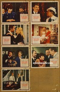 e822 TORTURE GARDEN 7 vintage movie lobby cards '67 Robert Bloch, Palance