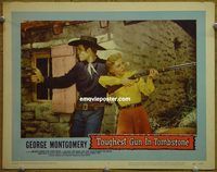 d710 TOUGHEST GUN IN TOMBSTONE vintage movie lobby card #7 '58 Montgomery
