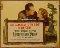 e034 TRAIL OF THE LONESOME PINE vintage movie title lobby card R49 Sidney