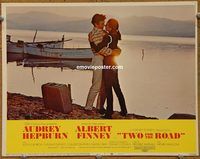 d720 TWO FOR THE ROAD vintage movie lobby card #7 '67 Audrey Hepburn, Finney