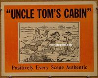 d723 UNCLE TOM'S CABIN vintage movie lobby card '27 Harriet Beecher Stowe