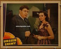d727 UNSEEN ENEMY vintage movie lobby card '42 Irene Hervey, Andy Devine