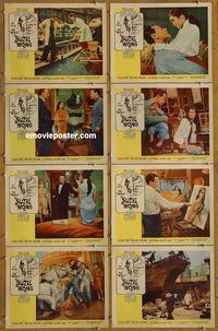 e900 WORLD OF SUZIE WONG 8 vintage movie lobby cards '60 William Holden
