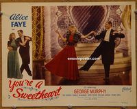 d780 YOU'RE A SWEETHEART vintage movie lobby card #4 R48 Alice Faye, Murphy