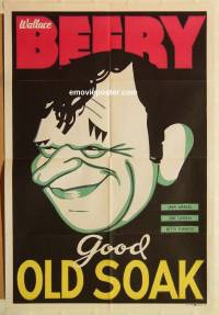 g007 GOOD OLD SOAK Leader Press one-sheet movie poster '37 Wallace Beery