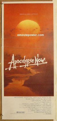 k472 APOCALYPSE NOW Australian daybill movie poster '79 Marlon Brando