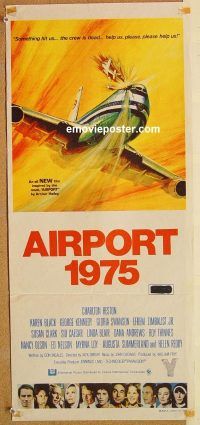 k459 AIRPORT 1975 Australian daybill movie poster '74 Charlton Heston