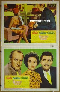 k152 5 GOLDEN HOURS 2 movie lobby cards '61 Ernie Kovacs, Cyd Charisse
