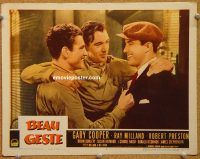 k043 BEAU GESTE movie lobby card #2 R50 Gary Cooper, Ray Milland
