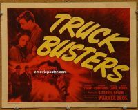 k029 TRUCK BUSTERS title movie lobby card '42 Travis, Christine