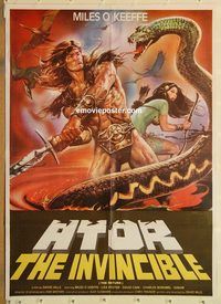 s122 BLADE MASTER #2 Pakistani movie poster '84 O'Keeffe, Foster